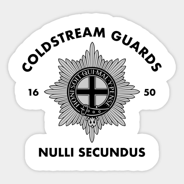 Coldstream Guards Sticker by Firemission45